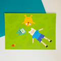 Adventure Time Inspired A6 Art Postcard | Cute Cartoon Character Postcard