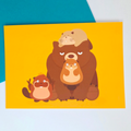 Hoppers Inspired A6 Art Postcard | Cute Cartoon Animal Postcard